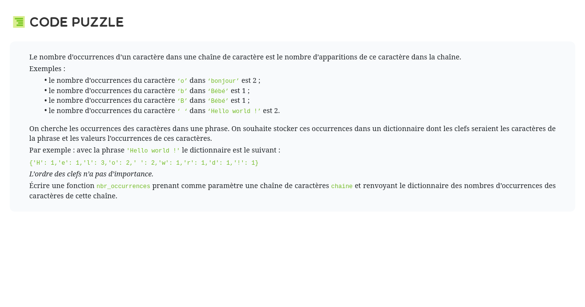 Code Puzzle Défi Dldqa