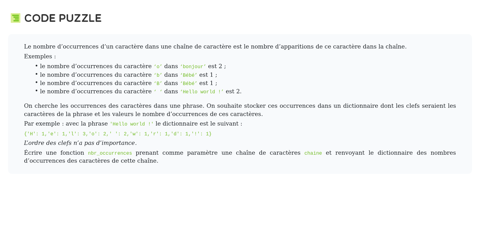 Code Puzzle Défi Dxatb